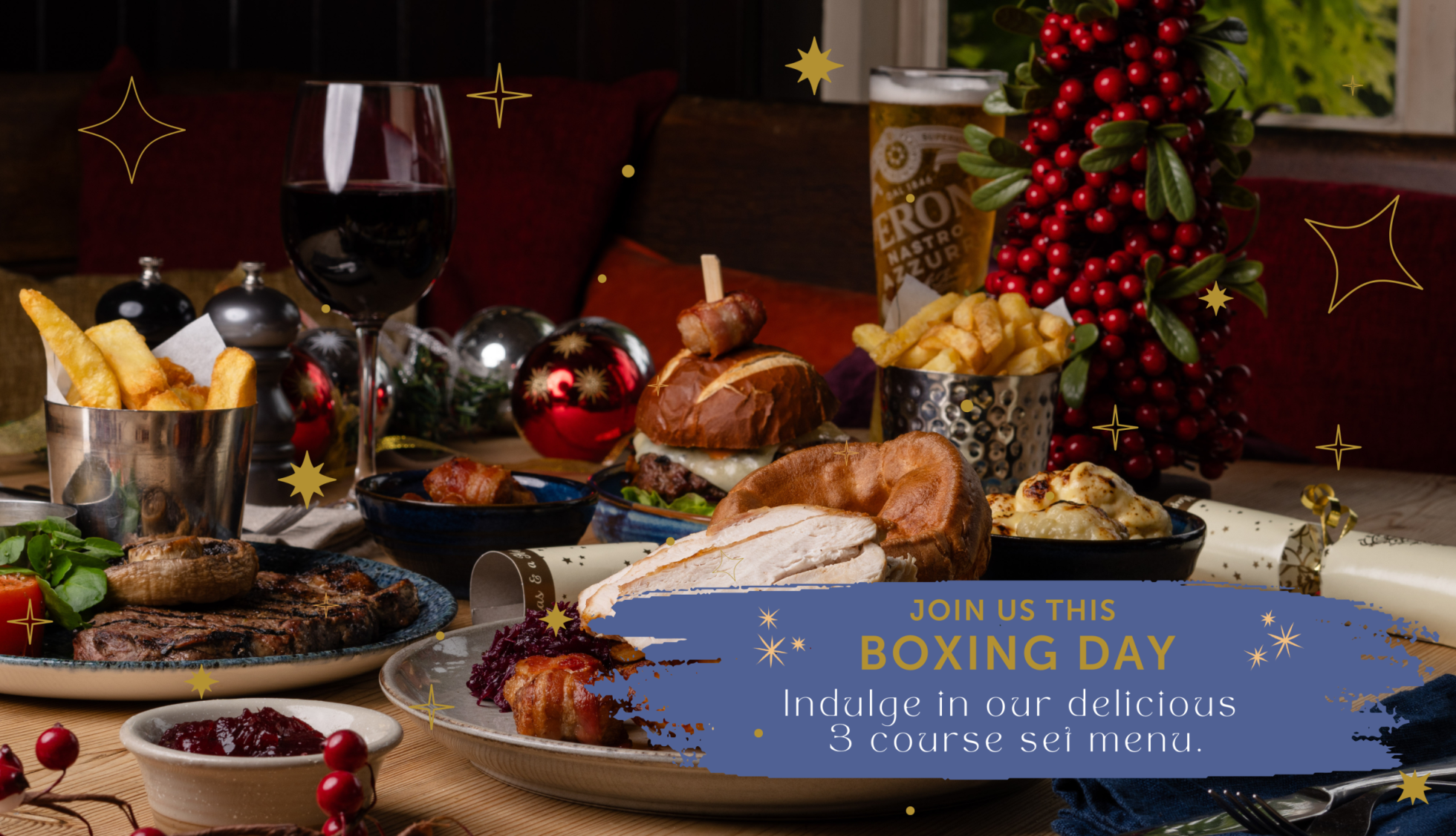 Book now for Boxing Day